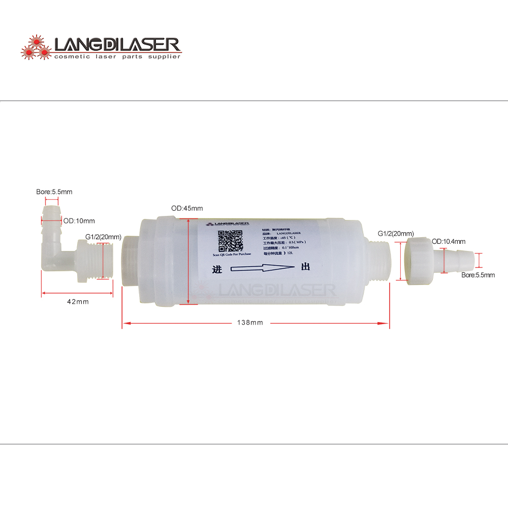 Industrial Laser Hair Removal - Sistema di filtraggio dell'acqua laser a