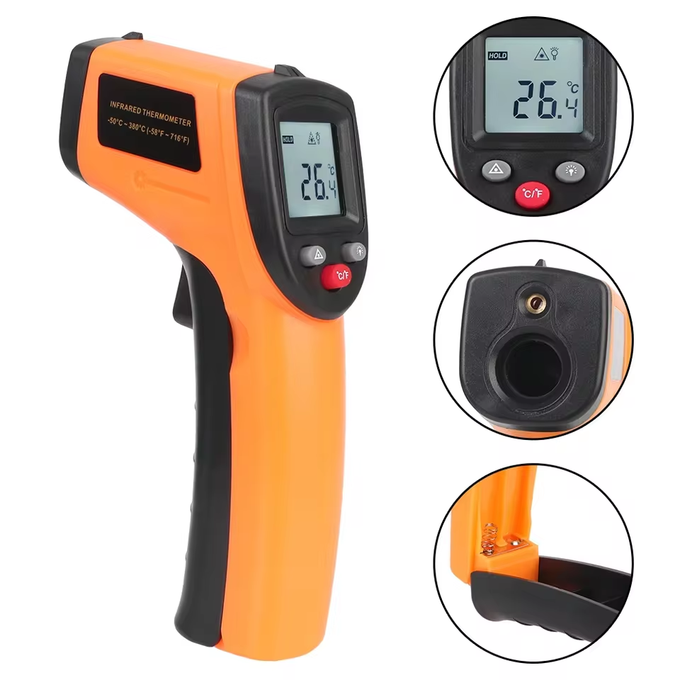 Industrial Laser Temperature Sensor - Nuovo Termometro Digitale a Infrarossi T600