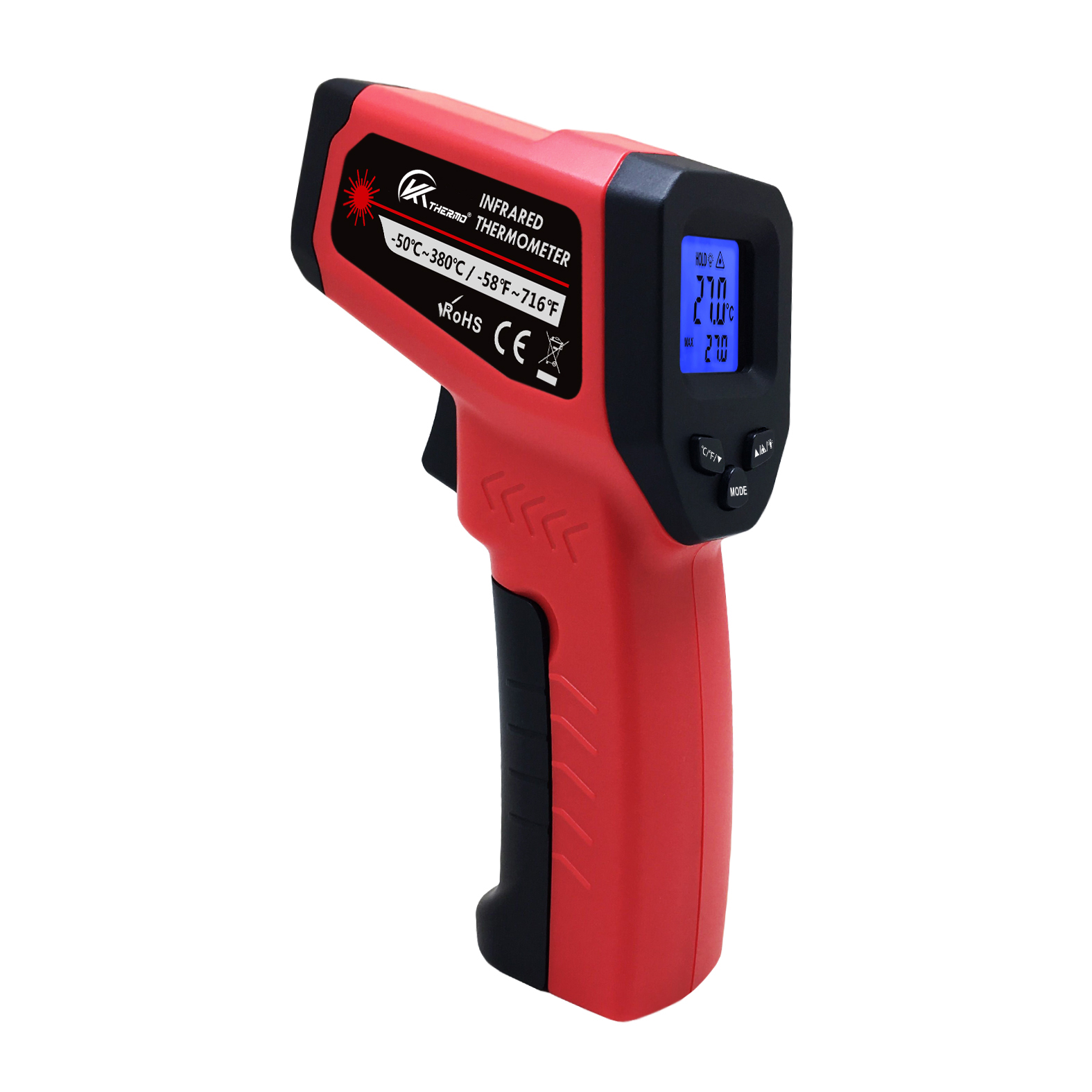 Industrial Laser Temperature Sensor - Termometro elettronico industriale LCD senza contatto-50