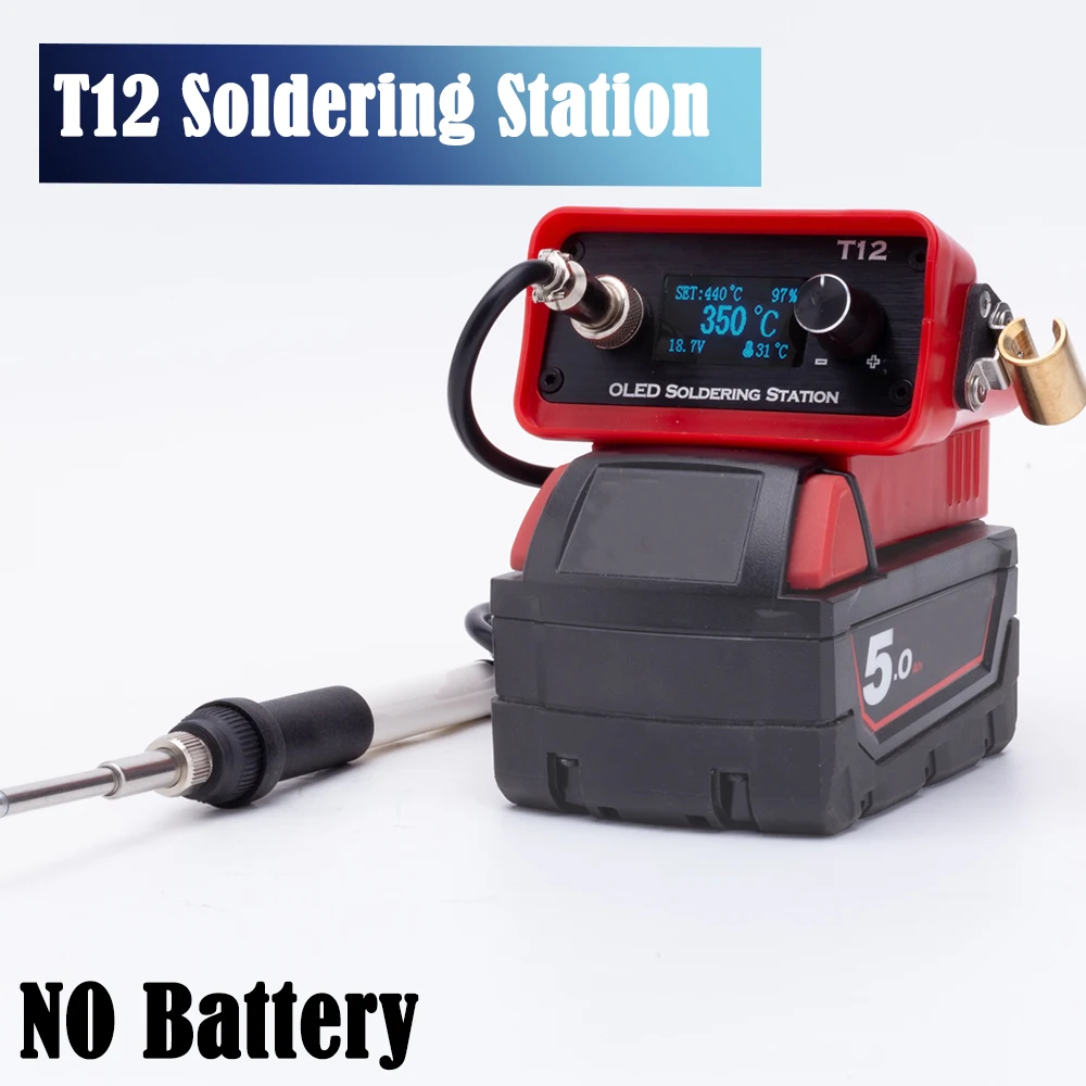Milwaukee Drill M12 Fuel - Stazione di saldatura a batteria OLED