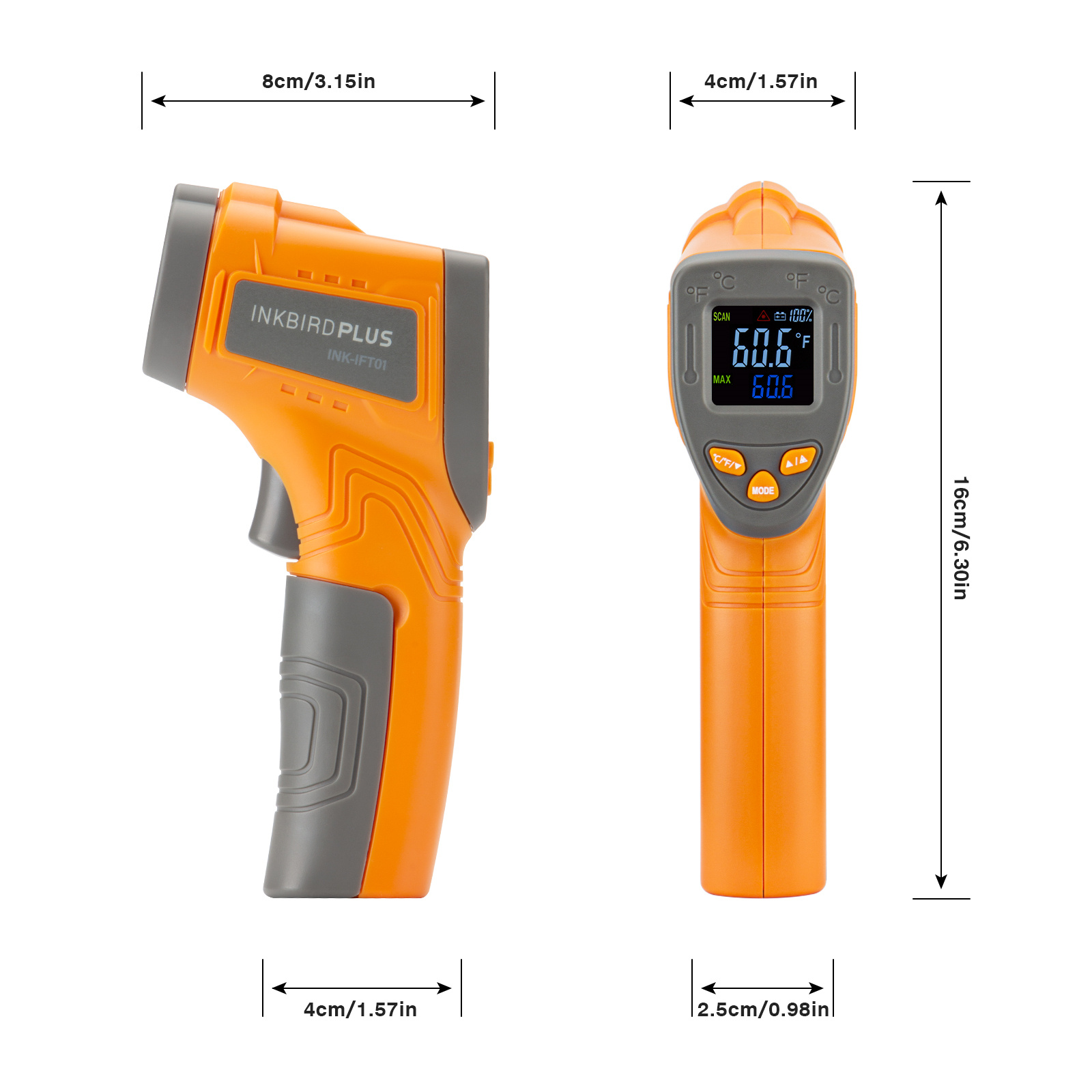 Il termometro infrarosso del L - Industrial Laser Temperature Sensor recensione e prezzo