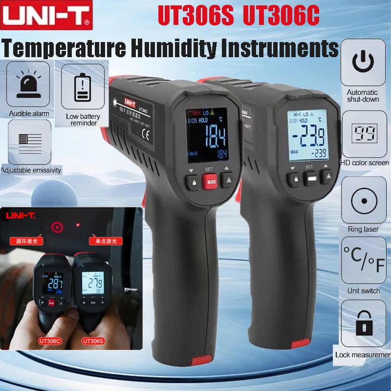 UNI-T UT306S UT306C Termometro - Industrial Laser Temperature Sensor recensione e prezzo