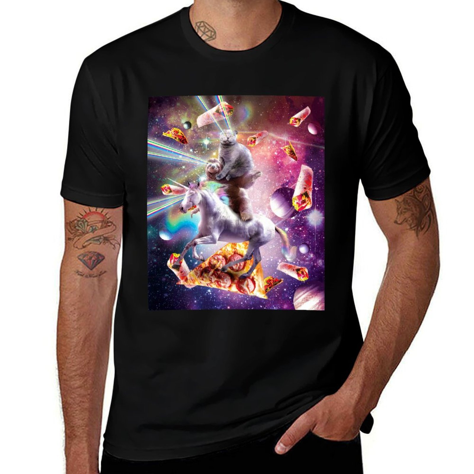 Laser Eyes Space Cat On Sloth  - Industrial Laser Printing recensione e prezzo