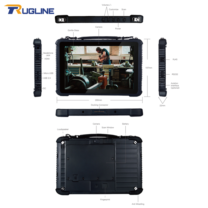 RUGLINE Windows 11 8G+128G Rob - Industrial Laser Light recensione e prezzo